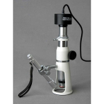 AmScope H2510-M H2510 Series Measuring Shop Monocular Stereo Microscope 20X-50X-100X Magnification w/ 1.3MP Digital Camera (3)
