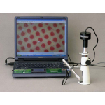AmScope H2510-M H2510 Series Measuring Shop Monocular Stereo Microscope 20X-50X-100X Magnification w/ 1.3MP Digital Camera (7)