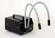 AmScope HL150-BY 150W Dual Gooseneck Fiber-Optic Illuminator (Black) (1)