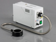 AmScope HL250-AOYS 150W Fiber Optic Microscope Illuminator w/ Ring Dual and Single Gooseneck Lights (1)
