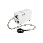 AmScope SM-4NTP-FOR-M 7X-45X Trinocular Simul-Focal Lockable Stereo Zoom Microscope w/150W Halogen Ring Light and 1.3MP USB 2.0 C-mount Camera on Double Arm Boom Stand (5)