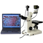 AmScope IN200TA-P IN200 Series Inverted Tissue Culture Trinocular Compound Microscope 40X-640X Magnification with USB Camera (0)