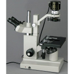 AmScope IN200TA-P IN200 Series Inverted Tissue Culture Trinocular Compound Microscope 40X-640X Magnification with USB Camera (2)