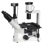 AmScope IN300TC-5MA IN300 Series Infinity-corrected Inverted Biological Trinocular Compound Microscope 40X-1000X Magnification with Phase-contrast and 5MP USB 2.0 Camera (0)