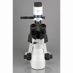 AmScope IN400TB-10M3 IN400 Series Inverted Infinity-Corrected Brightfield and Phase-Contrast Biological Trinocular Compound Microscope 40X-1200X w/ 30W Halogen, Quintuple Head and 10MP USB 3.0 C-mount Camera (7)