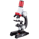AmScope M28-KT1-W-WM Kids Beginner Compound Microscope 100X-1200X Magnification LED Toy Set with Slides Preparation Kit and Microscope Book (2)