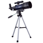 AmScope TKVB-S70300-TLDIY-SWCH Kid's Telescope Space Watcher Series featuring 15-150X 300x70mm Compact Telescope, Build & Learn Telescope Activity Kit (16)
