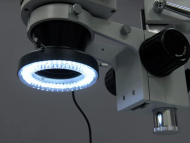 AmScope LED-144A 144 LED Four-Zone Microscope Ring Light with Adapter (2)