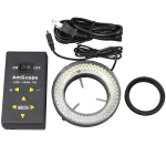 AmScope SM-4TZ-144A-HD4U SM-4 Series Zoom Trinocular Stereo Microscope 3.5X-90X Magnification + Four-Zone 144-LED Ring Light + 4K 8MP HDMI Camera (8)