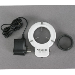 AmScope SM-8TZ-144S-10M SM-8T Series Articulating Arm Zoom Stereo Microscope 3.5X-90X Magnification w/ 144-LED and 10MP Digital Camera (4)