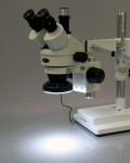 AmScope LED-60 60-LED Microscope Ring Light Illuminator w Adapter and Control Box (2)