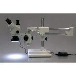 AmScope LED-60 60-LED Microscope Ring Light Illuminator w Adapter and Control Box (3)