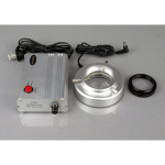 AmScope LED-60MW 60 LED Solid Metal Microscope Ring Light with Heavy-Duty Control Box (1)