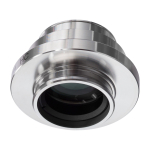 AmScope AD-C05-LC 0.55X Stainless Steel C-mount Camera Adapter for Leica Microscopes (1)