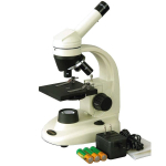 AmScope M130-LED M130 Series Student Cordless Biological Monocular Compound Microscope 40X-400X Magnification with LED (0)