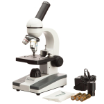AmScope M148C-PS25 M148 Series Biological Science Student Monocular Compound Microscope 40X-1000X Magnification with 25 Biology Slide Collection (0)