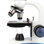 AmScope M158C M158 Series Student Cordless Monocular Compound Microscope 40X-1000X Magnification with Metal Frame, Glass Lenses and Coarse and Fine Focus (3)