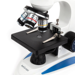 AmScope M158C M158 Series Student Cordless Monocular Compound Microscope 40X-1000X Magnification with Metal Frame, Glass Lenses and Coarse and Fine Focus (1)