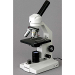 AmScope M200-MS-LED-E1 M200 Series LED Student Monocular Compound Microscope 40X-400X Magnification w/ Mechanical Caliper and 1MP Digital Camera (4)