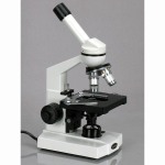 AmScope M600C-E1 M600 Series Advanced Student Monocular Compound Microscope 40X-2500X Magnification With 3D Stage and 1MP USB Camera (1)