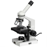 AmScope M600C-E3 M600 Series Student Monocular Compound Microscope 40X-2500X Magnification w/ Mechanical Stage and 3MP Digital Camera (0)