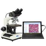 AmScope MD827S30-PHD 40X-2000X 3MP Digital Integrated Microscope w/ Halogen Illumination + 3-lens Phase-contrast Kit (2)