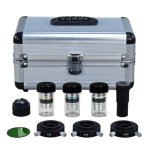 AmScope MD827S30-PHD 40X-2000X 3MP Digital Integrated Microscope w/ Halogen Illumination + 3-lens Phase-contrast Kit (6)
