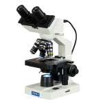 AmScope MD82ES10-SC100 40X-2000X 1.3MP Digital Integrated Microscope w/ LED Illumination + Blank Slides, Tissues (2)