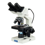 AmScope MD82EZ10-A188V-SCP 40X-2500X 1.3MP Digital Integrated Microscope w/ LED Illumination + Vinyl Case, Blank Slides, Tissues (1)