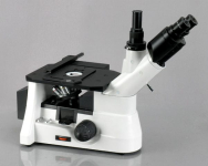 AmScope ME1400TC-INF 40X-1000X Trinocular Infinity-corrected Inverted Metallurgical Microscope w/ Polarization (1)