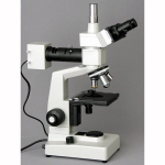 AmScope ME300TC-8M ME300 Series Metallurgical Trinocular Compound Microscope 40X-1000X Magnification with 8MP USB 2.0 Camera (1)