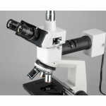 AmScope ME300TZB-2L-10M ME300 Series Metallurgical Trinocular Compound Microscope 40X-2000X Magnification w/ Dual-illumination and 10MP USB 2.0 C-mount Camera (9)