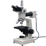 AmScope ME300TZB-2L-10M ME300 Series Metallurgical Trinocular Compound Microscope 40X-2000X Magnification w/ Dual-illumination and 10MP USB 2.0 C-mount Camera (0)