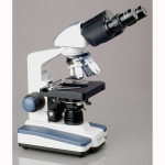 AmScope B020C-72P100S22 B020 Series Lab Binocular Compound Microscope 40X-2500X Magnification with LED, 3D Mech Stage and Slides (1)