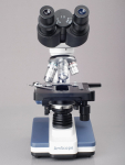 AmScope B120C-WM B120 Series Binocular Compound Microscope 40X-2500X Magnification with LED, Siedentopf Head, 3D Stage and Microscope Book (2)