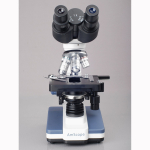 AmScope B020C-72P100S22 B020 Series Lab Binocular Compound Microscope 40X-2500X Magnification with LED, 3D Mech Stage and Slides (2)