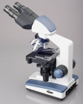 AmScope B020C-50P100S22 B020 Series LED Lab Compound Microscope 40X-2500X Magnification with 3D Two-Layer Mechanical Stage + Slides (3)