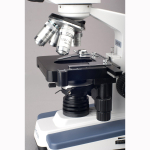 AmScope B020C-72P100S22 B020 Series Lab Binocular Compound Microscope 40X-2500X Magnification with LED, 3D Mech Stage and Slides (3)
