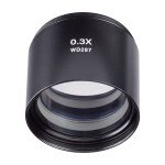 AmScope ZM03-V203 0.3X Barlow Lens for ZM Stereo Microscopes (48mm) (2)