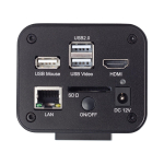 AmScope HD428N 4K 30fps 8MP HDMI, LAN, Wi-Fi Color BSI CMOS C-mount Microscope Camera for Stand-alone and PC Imaging (1)