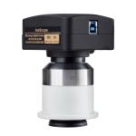 AmScope AD-C05-NIK 0.55X Stainless Steel C-mount Camera Lens for Nikon Microscopes (1)