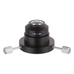 AmScope DK-SET-100-IRIS Dry and Oil Darkfield Condenser and Plan Iris Objective Set for Compound Microscopes (1)