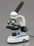 AmScope M158A M158 Series Student Cordless Monocular Compound Microscope 40X-640X Magnification with Metal Frame, Glass Lenses and Coarse and Fine Focus (3)