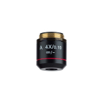 AmScope A4X-INF-B 4X Infinity Achromatic Microscope Objective with Black Finish (0)