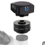 AmScope AD-C05-CX 0.5X C-mount Camera Adapter for Microscopes with CX Photo-port (2)