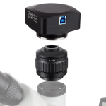 AmScope AD-C65-CX 0.65X C-mount Camera Adapter for Microscopes with CX Photo-port (1)