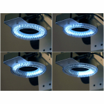 AmScope LED-72AM 72 LED Compact Four-Zone Microscope Ring Light with Adapter (1)