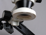 AmScope SM-8TZ-144S-10M SM-8T Series Articulating Arm Zoom Stereo Microscope 3.5X-90X Magnification w/ 144-LED and 10MP Digital Camera (3)
