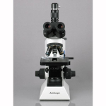 AmScope T580-3M3 Biological Research Grade Simul-Focal Trinocular Compound Microscope 40X-1000X Magnification w/ 20W Halogen, 3D Mechanical Stage and 3MP USB 3.0 C-mount Camera (5)