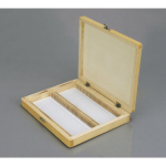 AmScope PS100-WB Microscope Slide Wooden Box (100 Slide Capacity) (1)